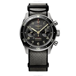 Longines Spirit L38211532 | 42mm Titanium Automatic Black Dial Watch