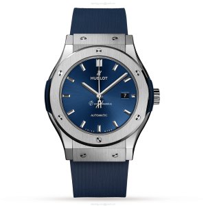 Hublot Classic Fusion Titanium Automatic Blue Watch - 42mm