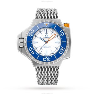 Omega Seamaster Titanium Automatic White Dial 55mm - 300M Water Resistant