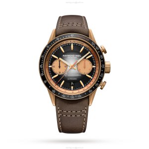 Raymond Weil Freelancer Bronze Automatic Black Watch - 43.5mm