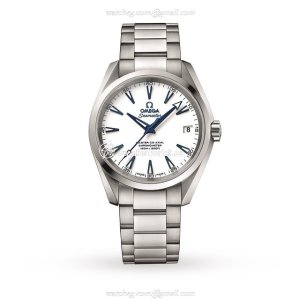 Omega Seamaster Aqua Terra Titanium Automatic White Watch | 150M Water Resistant
