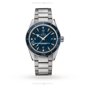 Omega Seamaster Titanium Automatic Blue Replica Watch - 41mm - Arabic Dial