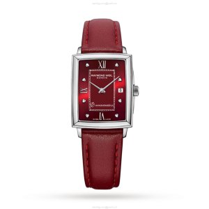 Raymond Weil Toccata 5925-STC-00451 | Red Dial | Stainless Steel & Calfskin