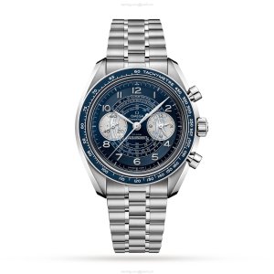 Omega Speedmaster Manual Winding Blue Dial 43mm Stainless Steel Watch