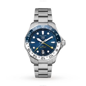 TAG Heuer Aquaracer WBP2010.BA0632 | 43mm Blue Automatic GMT Watch