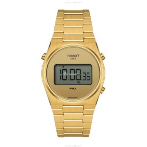 Tissot PRX Digital 35mm Gold Dial - Quartz Watch - Stainless Steel & Gold