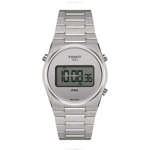 Tissot PRX Digital Quartz Watch - 35mm Silver Dial - Stainless Steel