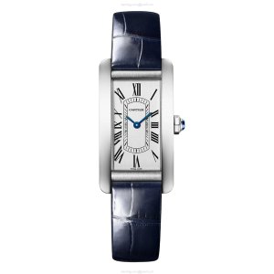 Cartier Tank Americaine WSTA0082 Steel Quartz Silver Dial Watch | 19.5mm