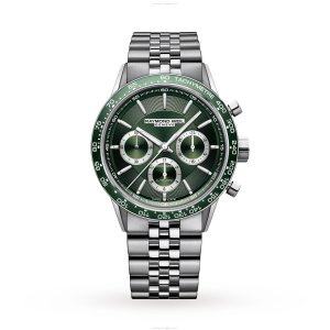 Raymond Weil Freelancer Automatic Green Dial - 43.5mm Stainless Steel Watch