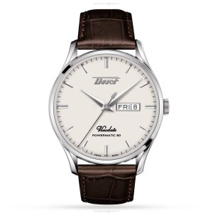 Tissot Heritage Visodate Automatic Watch - 42mm Stainless Steel - Silver Dial