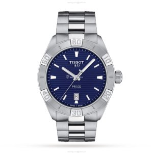 Tissot T-Classic PR 100 Sport | 42mm Black Dial | Stainless Steel Quartz Watch