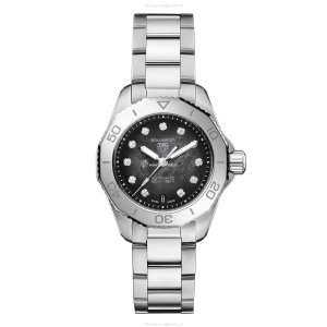 TAG Heuer Aquaracer WBP2410 | 30mm Black Dial | Diamond Markers | Automatic