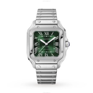 Cartier Santos de Cartier WSSA0061 - 35mm Steel Automatic Green Dial