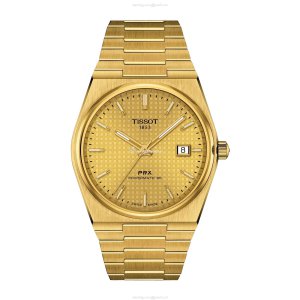 Tissot PRX Automatic Gold Watch - 40mm Stainless Steel & Gold PVD