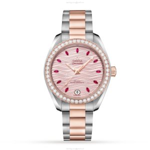 Omega Seamaster 34mm Grey Dial Automatic - Stainless Steel & Rose Gold