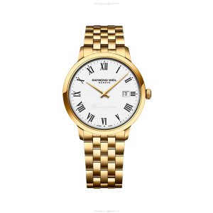Raymond Weil Toccata 5485-P-00300 | 39mm Two-Tone White Dial Quartz Watch