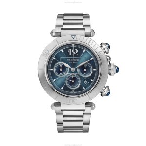 Cartier Pasha de Cartier WSPA0039 - 41mm Steel Automatic Blue Watch
