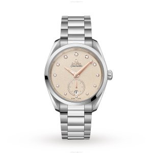 Omega Seamaster Aqua Terra 38mm Automatic Ivory Dial Stainless Steel Watch