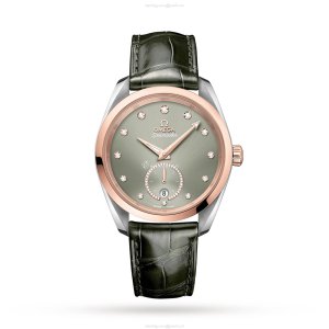 Omega Seamaster Aqua Terra 38mm Automatic Grey Dial - Stainless Steel & Sedna Gold