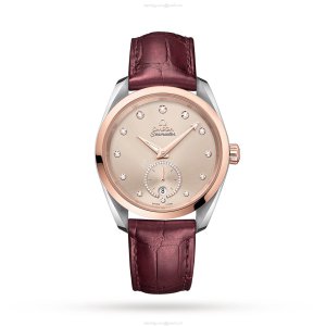 Omega Seamaster Aqua Terra 38mm Red Dial | Automatic | Stainless Steel & Sedna Gold