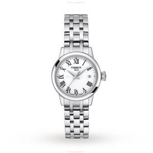 Tissot T-Classic Silver Dial Quartz Watch | 28mm Stainless Steel | Roman Numerals