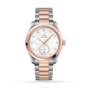 Omega Seamaster Aqua Terra 38mm | White Dial | Automatic | Steel & Rose Gold