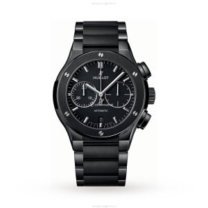 Hublot Classic Fusion 45mm Ceramic Automatic Black Watch | Replica