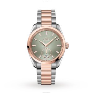 Omega Seamaster Aqua Terra 38mm | Green Dial | Automatic | Steel & Rose Gold