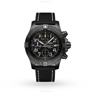 Breitling Avenger Titanium Automatic Watch - 45mm Black Dial | 300M Water Resistant