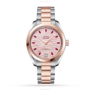 Omega Seamaster 34mm Pink Dial | Automatic | Stainless Steel & Rose Gold