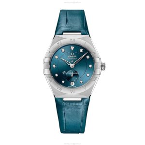 Omega Constellation 34mm Blue Dial | Stainless Steel Automatic | Replica Watch