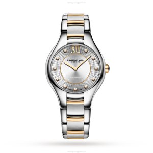 Raymond Weil Noemia Silver Dial Diamond Watch | 32mm Stainless Steel Quartz