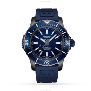 Breitling Superocean Automatic 48mm Titanium Blue Dial Replica Watch