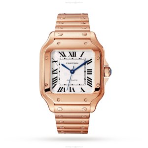 Cartier Santos de Cartier WGSA0031 - 35mm Rose Gold Automatic Watch
