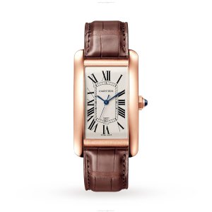Cartier Tank Americaine WGTA0047 | Rose Gold Automatic Silver Dial