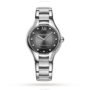 Raymond Weil Neomia 5132-S1S-60181 | Grey Dial | Diamond Markers | 32mm
