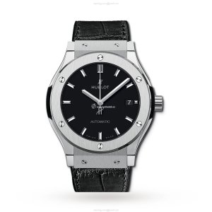 Hublot 511.NX.1171.LR | 45mm Black Automatic Watch | Stainless Steel