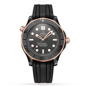 Omega Seamaster Diver 300M | Black Ceramic & Rose Gold | 43.5mm Automatic