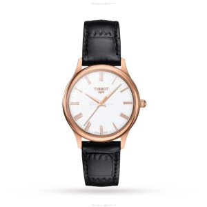 Tissot T-Gold 32mm Rose Gold Quartz Watch for Women - White Dial