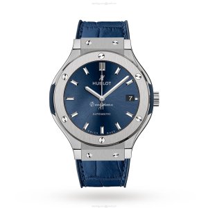 Hublot Classic Fusion Titanium Automatic Blue Watch - 38mm