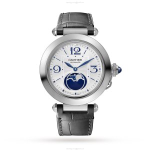Cartier Pasha de Cartier WSPA0030 - Steel Automatic Silver Dial Watch