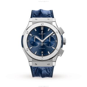 Hublot 521.NX.7170.LR Titanium Automatic Blue Replica Watch | 45mm