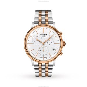 Tissot T-Classic T1224172201100 | 41mm Silver Dial | Stainless Steel & Gold Plated