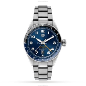 TAG Heuer Autavia WBE511A.BA0650 - 42mm Blue Automatic GMT Watch