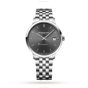 Raymond Weil Toccata 42mm Grey Dial Quartz Watch - Stainless Steel
