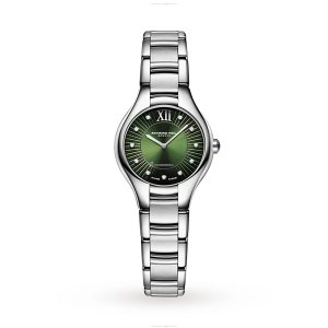 Raymond Weil Noemia Automatic Green Dial Watch - 24mm Stainless Steel