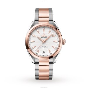 Omega Seamaster Aqua Terra Automatic - 41mm Silver Dial - Stainless Steel & Rose Gold