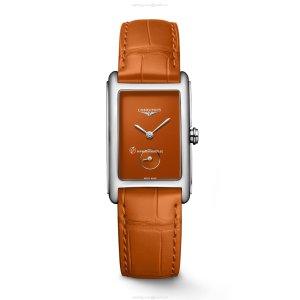 Longines Dolce Vita L55124922 | 37mm Stainless Steel | Orange Dial Quartz Watch