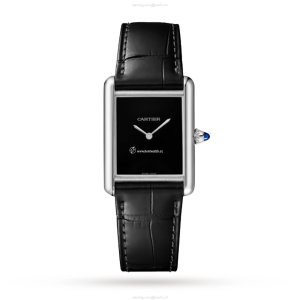 Cartier Tank Must WSTA0072 | Steel Quartz Black Dial | 26mm Watch