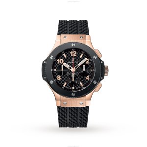 Hublot Big Bang 44mm Ceramic Automatic Chronograph - Black Dial Rubber Strap